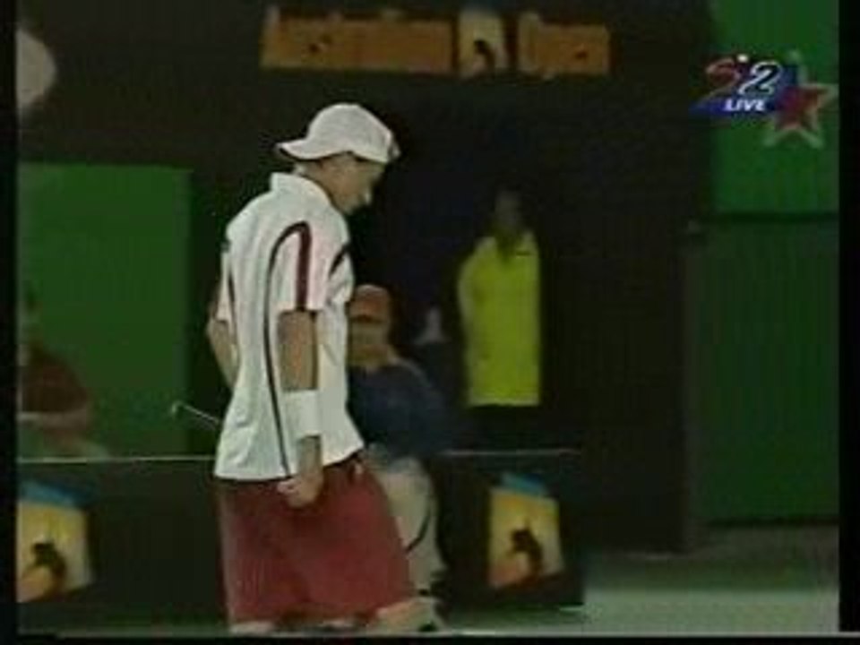 Amazing Tennis Point Federer vs Hewitt
