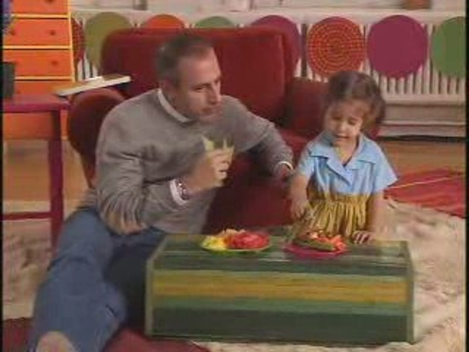 Matt Lauer with Daughter on Sesame Street