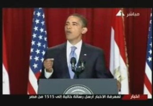 Obama's speech To the Muslim world from Cairo University (5)