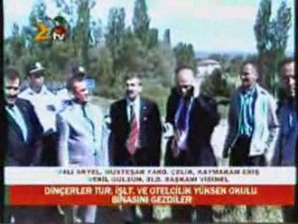 DİNCERLER YÜKSEK OKULU BİNASINI GEZDİLER