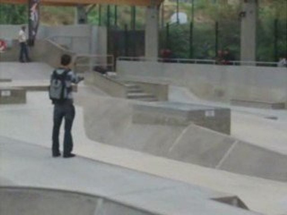 chutes en roller Lors de la coupe de france 2009 de street