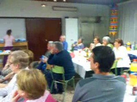 Fragmento de la cena para Manos Unidas