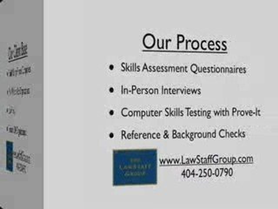The LawStaff Group providing legal staffing firm Atlanta Ga