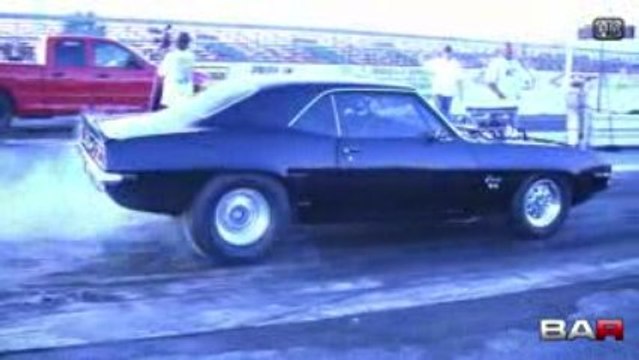 HD '69 Blown Camaro SS Burnout and Launch