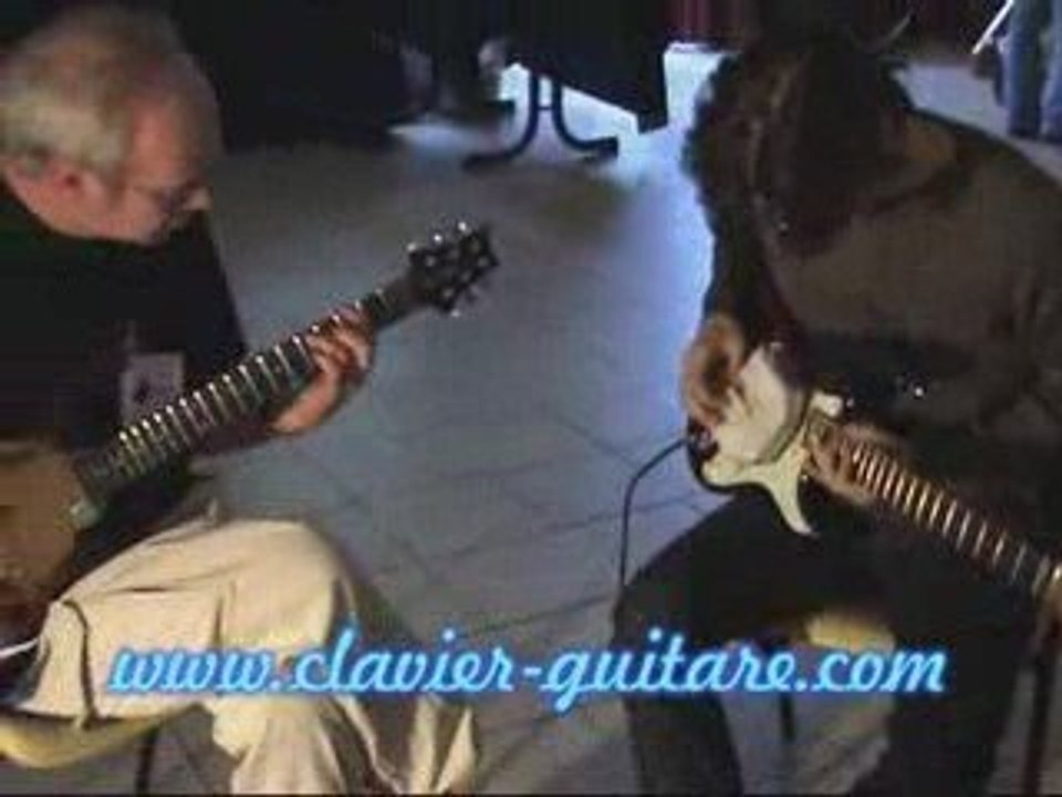 Pierre Verraes et François Regnier au Clavier-guitare