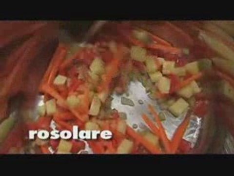 Zuppa vegetale con pesto