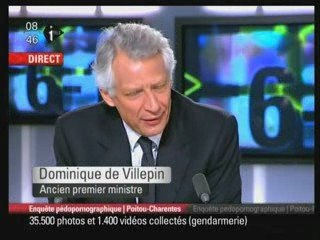 Vilepin 5 juin 2009 iTELE