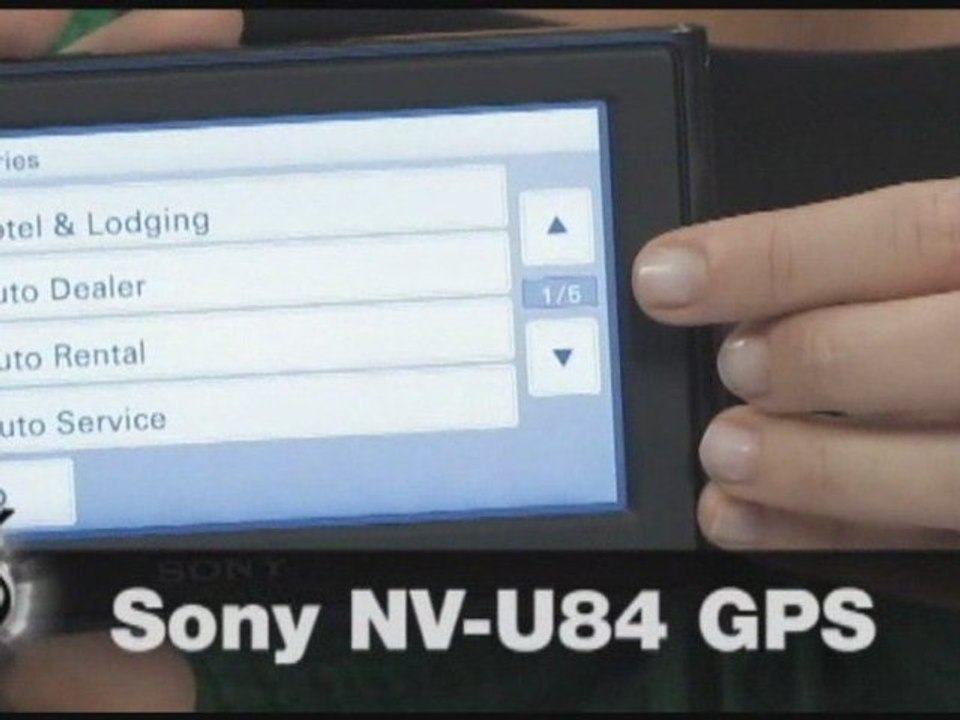 Sony NV-U84 GPS