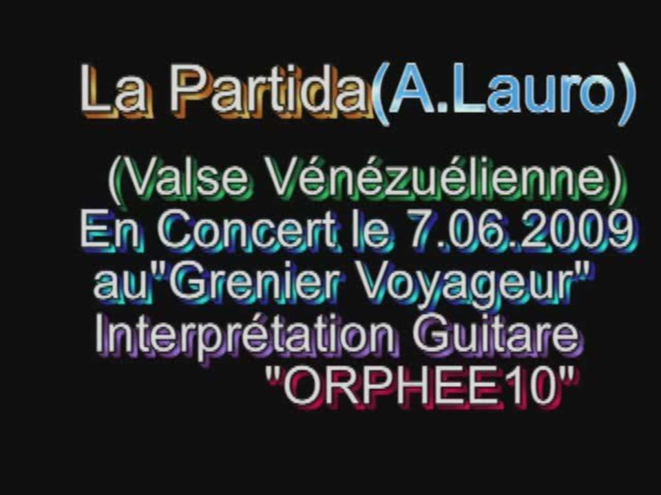 (live)La Partida(Quiero ser tu sombra)(A.Lauro)
