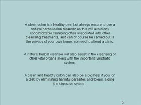 Herbal Colon Cleansing Products
