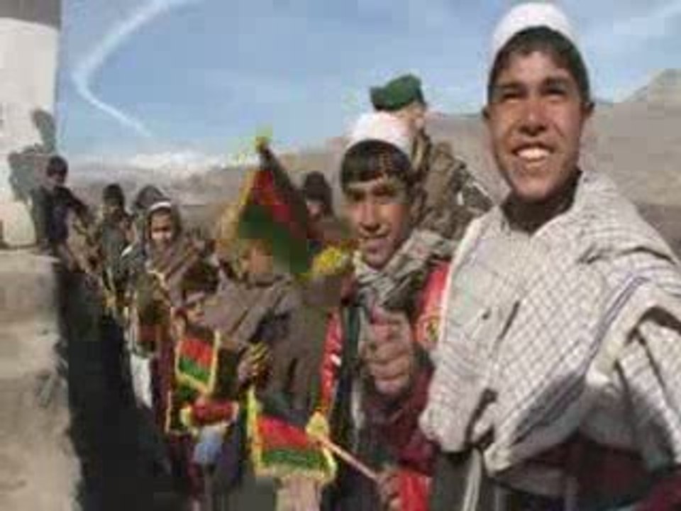 Afghanistan inauguration de la mosquée de Landakhel