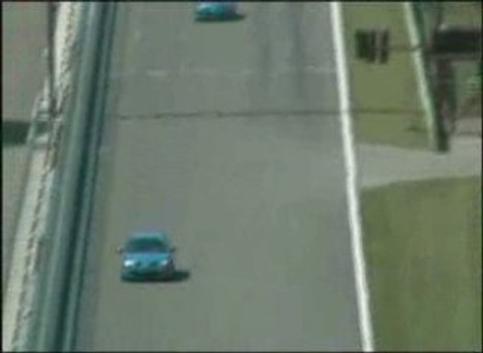 Clio V6 sortie de la source puis passage au raidillon