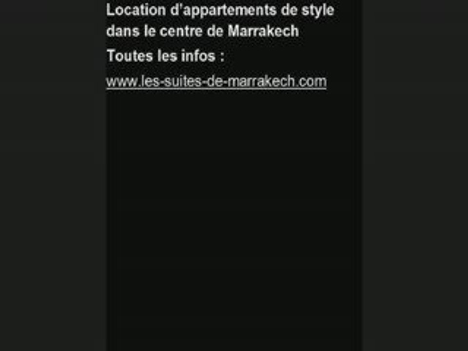 Les suites de marrakech