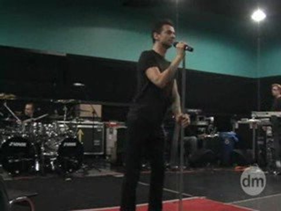 Depeche Mode - Never let Me Down Again (Rehearsal)