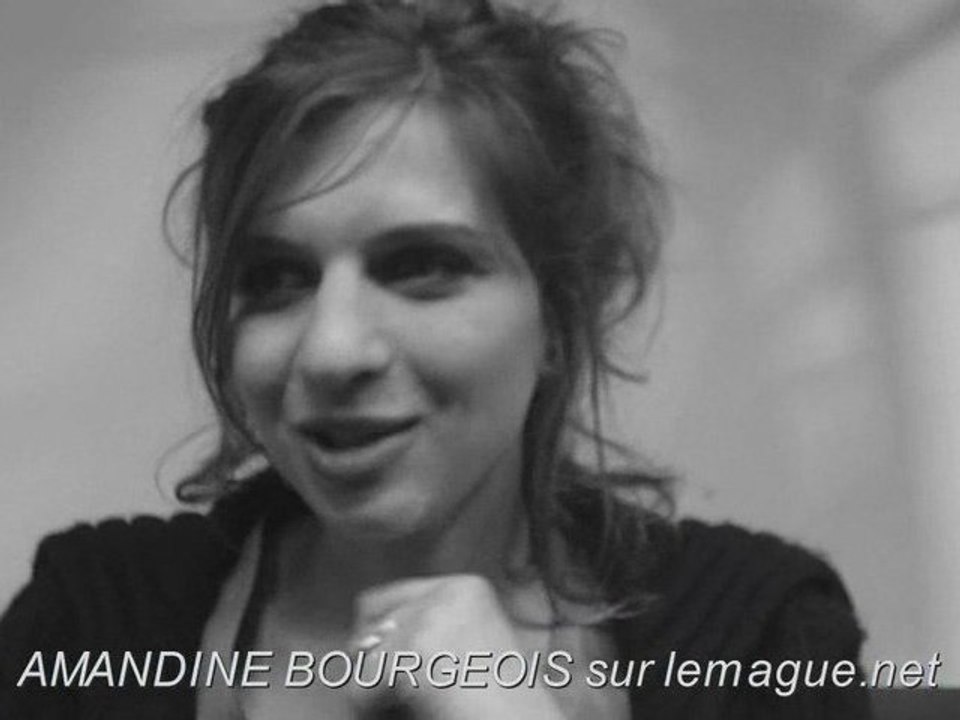 Interview Amandine Bourgeois