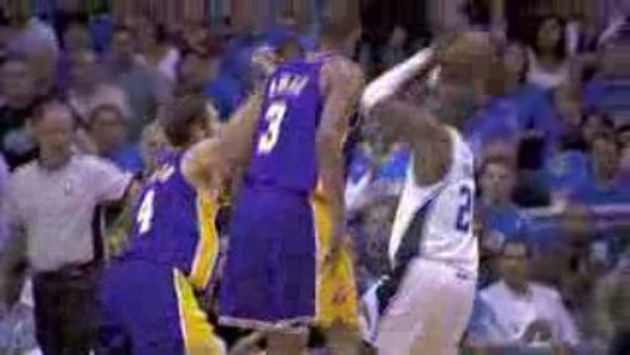 Mickael Pietrus hits the turnaround jumper Game 3