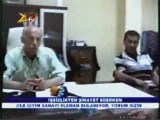 Zile giyim sanayi zilede çalıştıracak işci bulamıyor