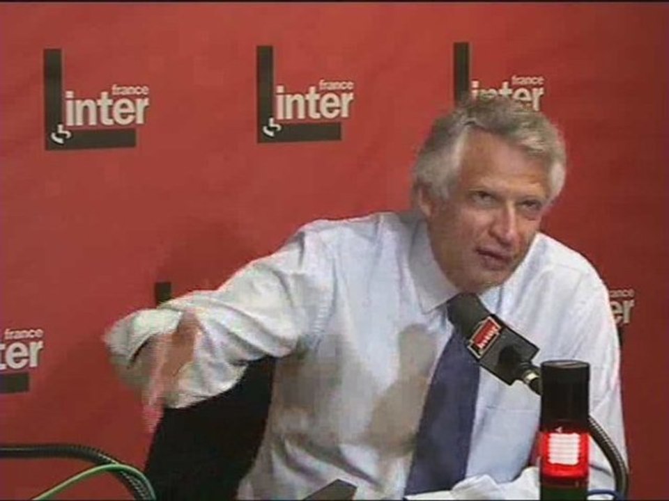 France Inter - Dominique de Villepin