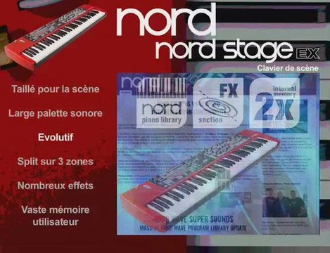Clavier de scène Nord NordStage EX (La Boite Noire)