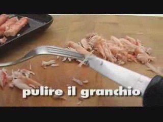 Insalata di riso al granchio