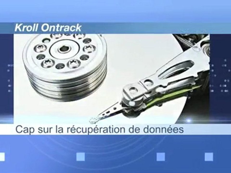 Visite du laboratoire de récupération de données Kroll Ontrack