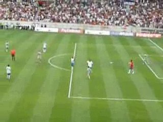 Premier but d'André Pauleta sous les couleurs du PSG...