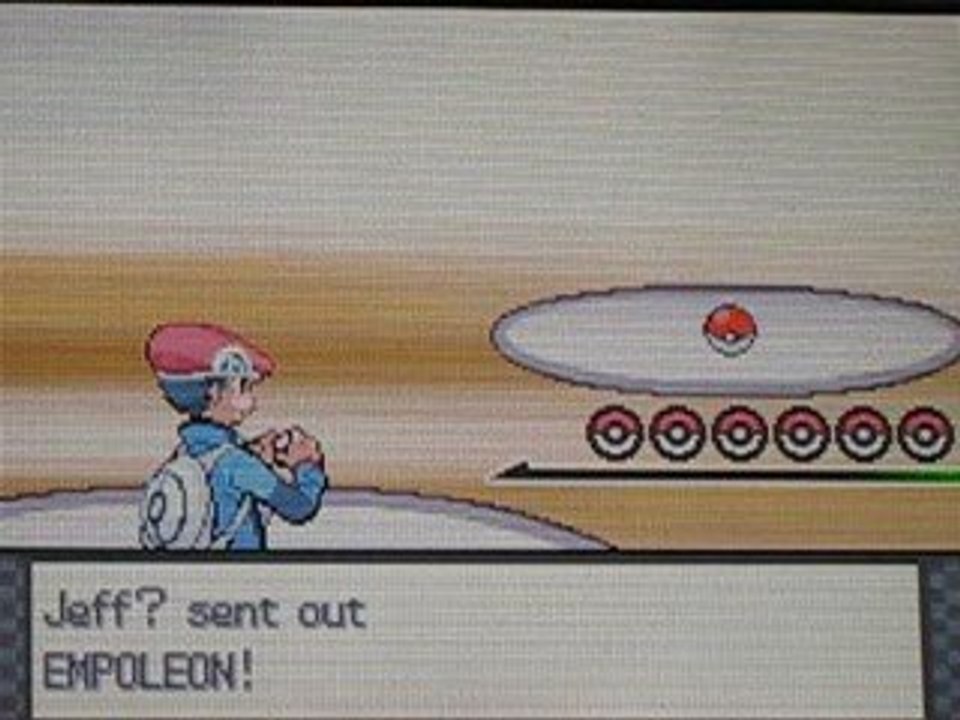 Pokémon Platinum WiFi Battle # 1 MJ vs Jeff