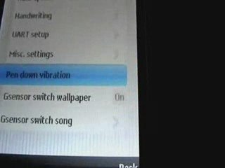 I9/I68/P168 - Réglé les vibrations au contact du tactile !