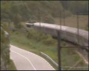 La BB 25255 entre Artemare et Virieu-le-Grand