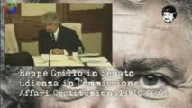 Beppe Grillo alla Commissione Affari Costituzionali, Senato