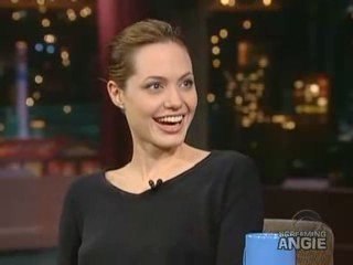 ANGELINA JOLIE " PLAYING BY HEART "LATE SHOW