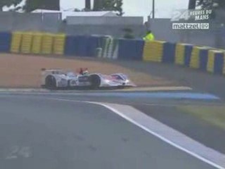 Crash Lola Mazda essai 24H du Mans 2009