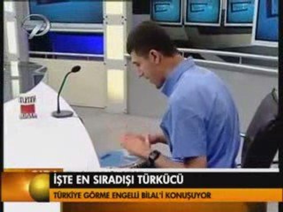 Görme engelli bilalin mükemmel yeteneği