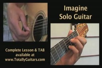 Imagine acoustic guitar lesson