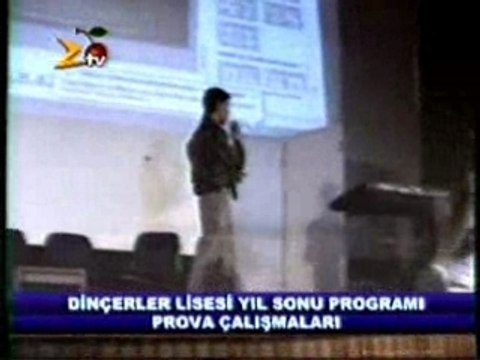 DİNÇERLER LİSESİ YILSONU PROĞRAMI PROVALARINA BAŞLADI