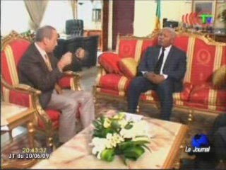 Le représentant de l’UNICEF fait ses adieux à Isidore Mvouba