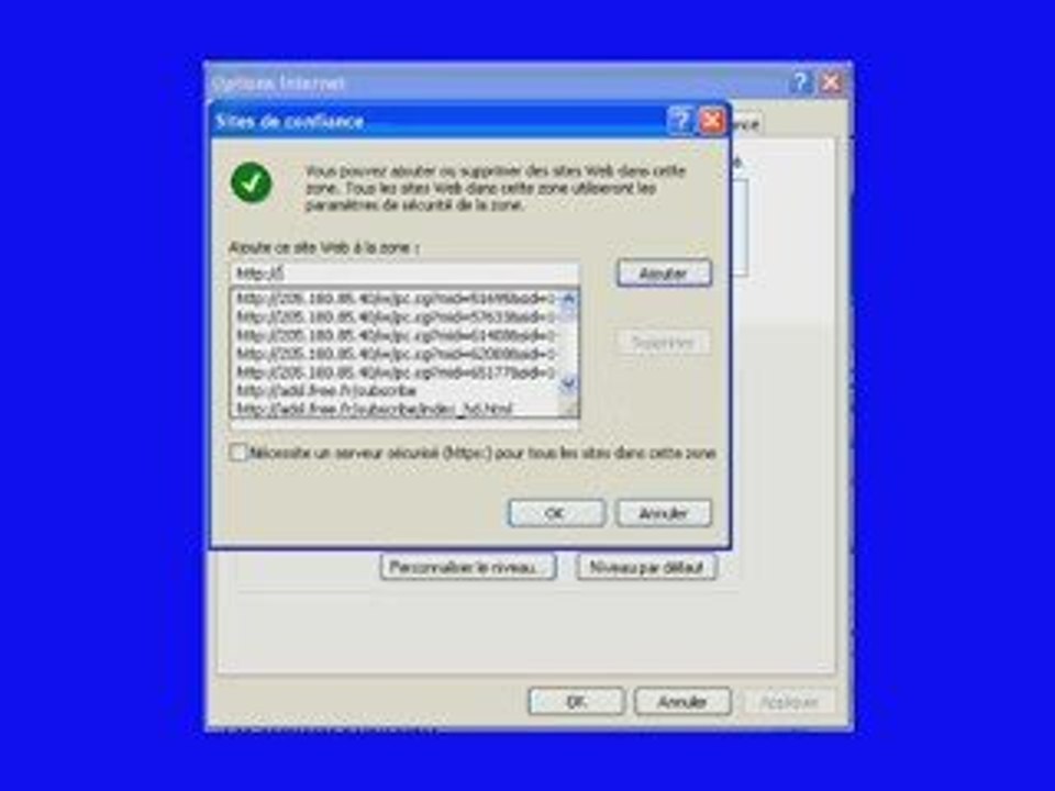 WINDOWS XP/Formation Video - Site de confiance