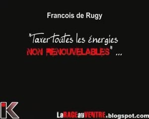 de Rugy : "Taxer toutes les energies non renouvelables"...