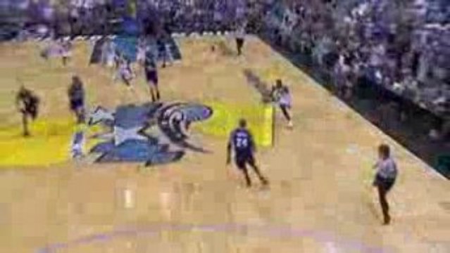 Mickael Pietrus gets the basket and the foul in the fourth q