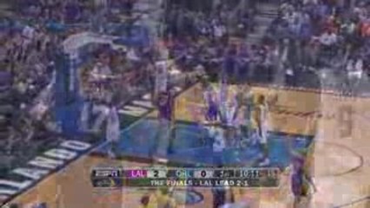 Pau Gasol getting blocks By Dwight Howard Game 4