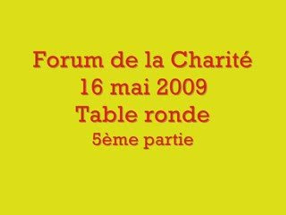 Table ronde 5