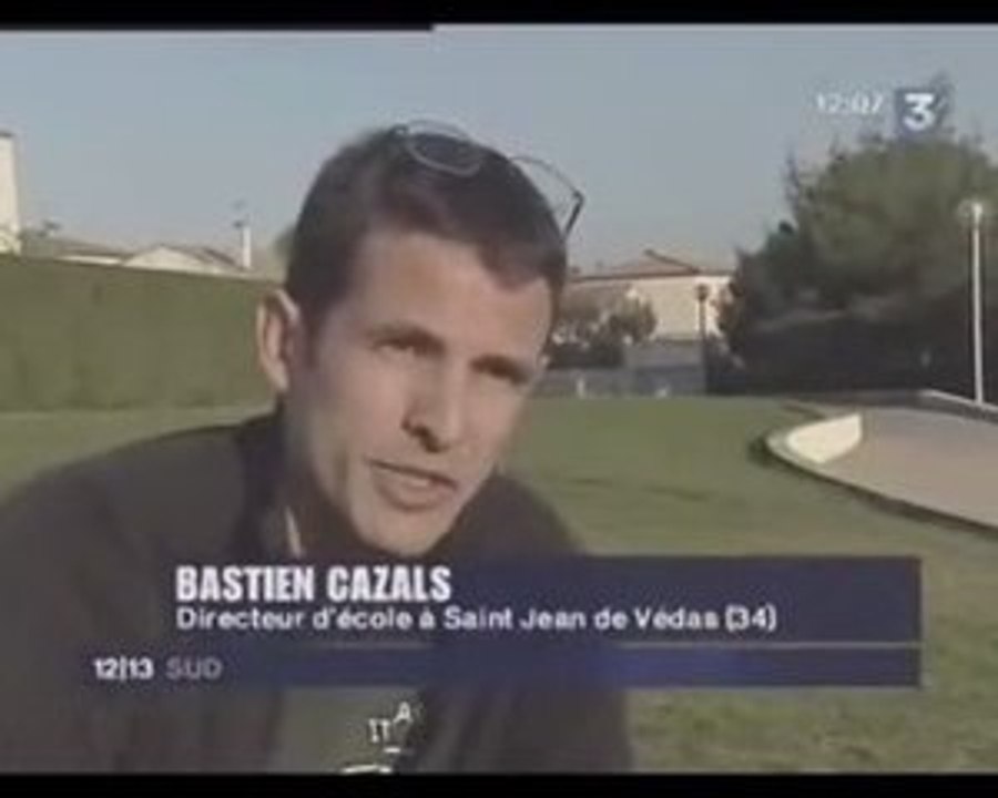 Bastien Cazals dans Le Mag sur France 3 Sud, 29 mai 2009