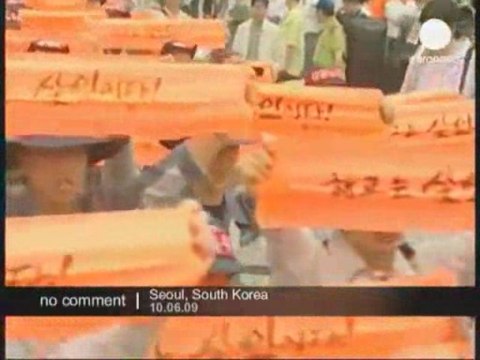 Manifestations d'ampleur en Corée du Sud