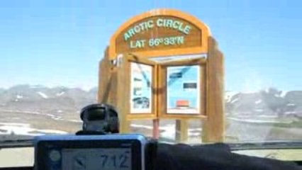 Evadeo X60 par 66°33' de latitude Nord, le cercle Arctique
