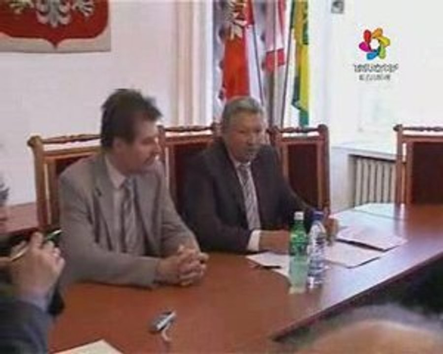 Konferencja prasowa burmistrza miasta