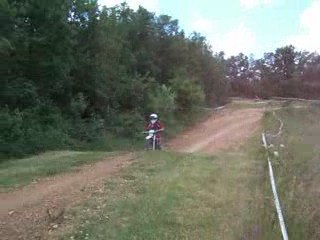 Corentin à l'enduro de st christol sur la table