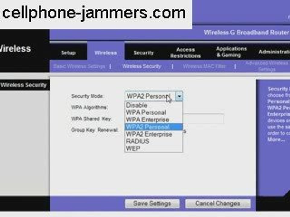 Secure Your Linksys Wifi Network