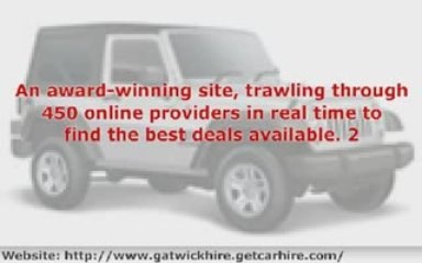 Gatwick Hire Car - Save Both Time