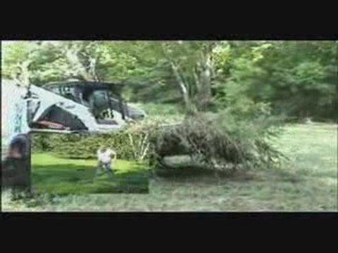 QUICK SPADE, Bobcat Skid Loader Bucket or Fork attachment