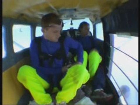 Saut parachute Stéphanie 1 juin 2009 Quiberon